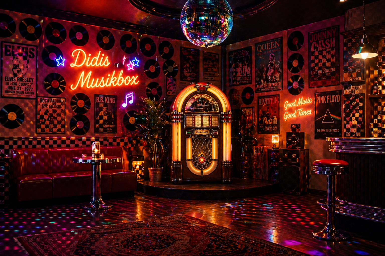 Didis Musikbox -- die Bar leuchtet